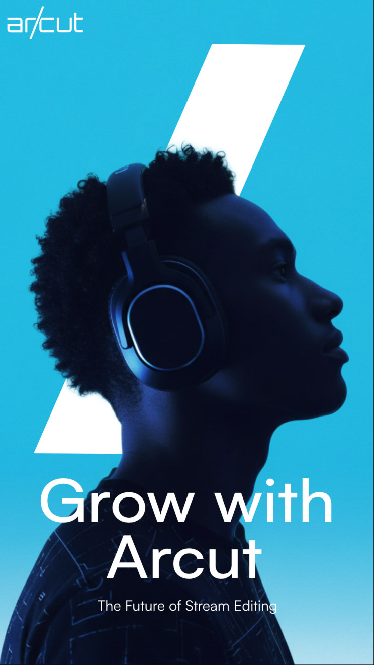 Grow with Ar/Cut, the right of three launch creatives
